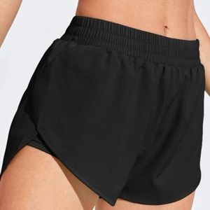 Womens Black Athletic Shorts